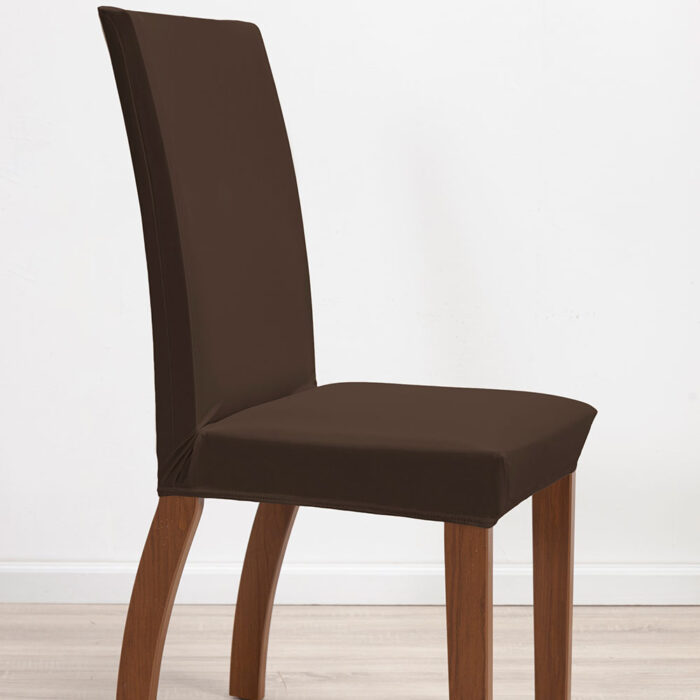 kit 6 capas de cadeira malha gel com elastico renew marrom 6312610362680 large